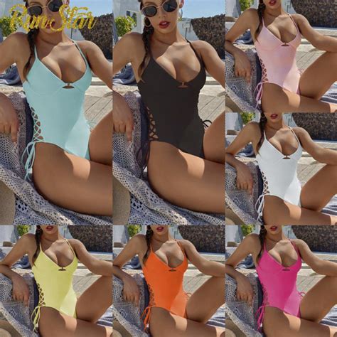 Summer Sexy Bikini Swimsuit Hollow Out Bikinis Women Swimwear 8 Colors One Piece Swimsuits Thong