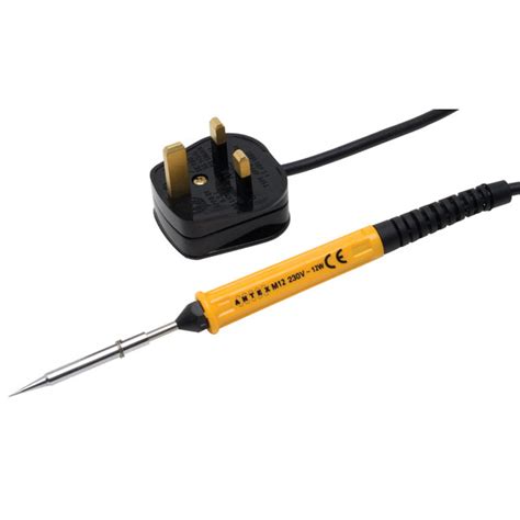 Antex S172470 M12 12w Soldering Iron 230v Pvc Cable British Plug