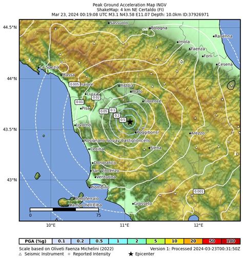 Terremoto Scuote Certaldo Paura Nella Notte In Provincia Di Firenze