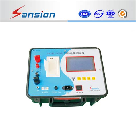 A Contact Resistance Low Resistance Micro Ohm Meter High Current