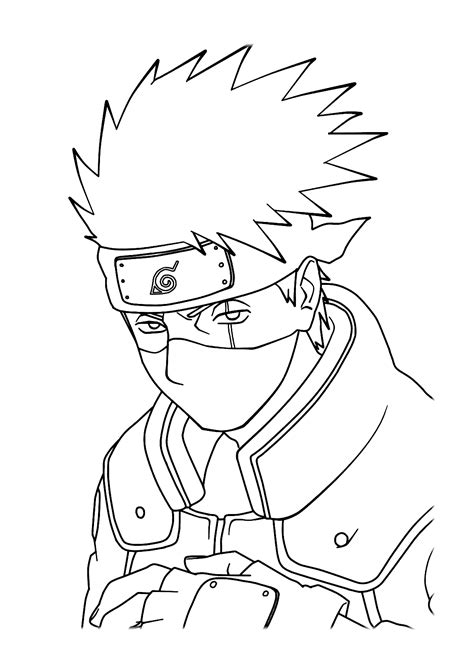 Total 116 Imagem Desenhos Para Colorir Kakashi Br Thptnganamst Edu Vn