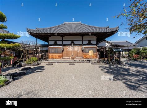 Main Temple Of Asuka Dera Temple Asuka Village Nara Prefecture Japan