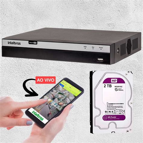 Dvr Intelbras 16 Canais Detecção Inteligente Mhdx 3016 c 2tb