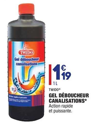 Promo Gel D Boucheur Canalisations Twido Chez Aldi Icatalogue Fr