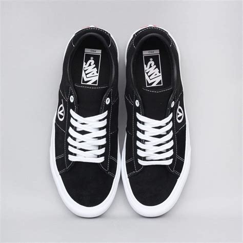 Vans Saddle Sid Pro Shoes Black White Slam City Skates