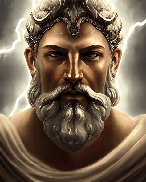 Zeus Old and Powerful God · Creative Fabrica