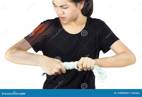 Shoulder muscle injury stock image. Image of cramp, pain - 134080069