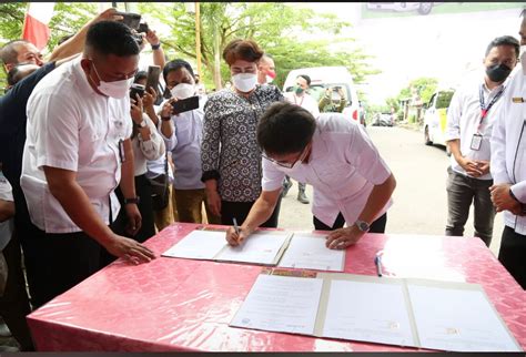 Kerjasama Dengan DAMRI Andrei Angouw Buka Jalur Transportasi Pelosok