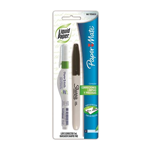 Liquid Paper Lapiz Corrector Sharpie Fine Paper Mate Buale