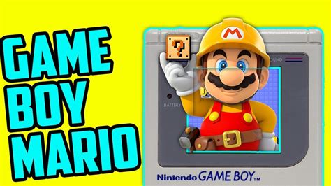 Super Mario Maker Level Showcase Gameboy Mario Youtube