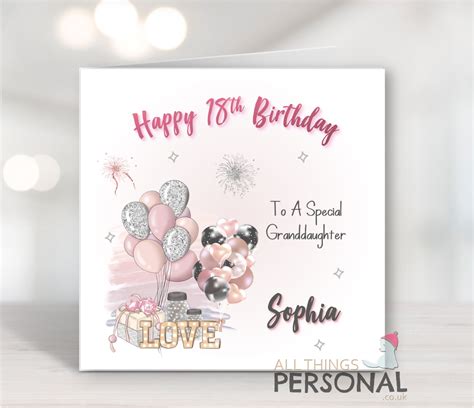 Pink Birthday Card - All Things Personal