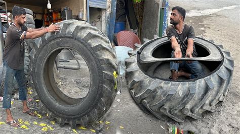 How Quick And Effective Repair For Tractor Tire Impact Sidewall Damage