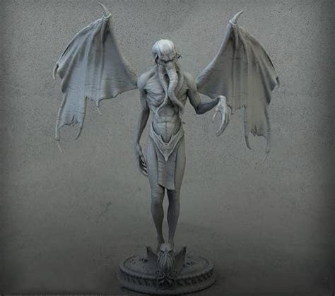 Cthulhu Humanoid Figure H.P. Lovecraft Statue Horror - Etsy