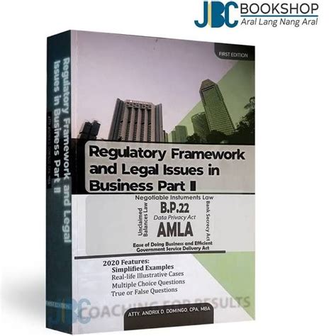 ORIGINAL AUTHENTIC Regulatory Framework And Legal Issues In Business