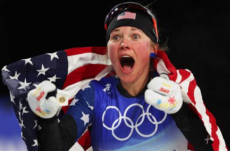 Olympics 2022: US cross country skier Jessie Diggins wins bronze