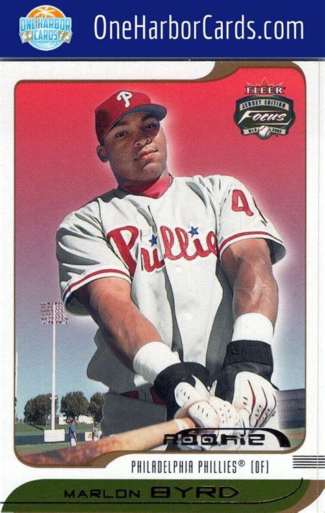 2002 Fleer Focus Jersey Edition Philadelphia Phillies Card 260 Marlon