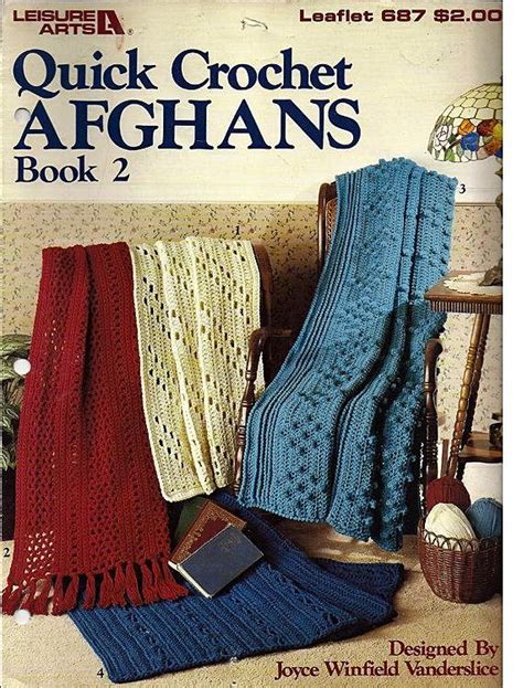 Quick Crochet Afghans Book 2 Crochet Pattern Book Leisure Arts Etsy Quick Crochet Afghan