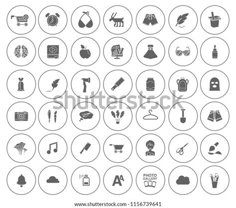 Art Icons Set Vector Graphic Design Stock Vector Royalty Free