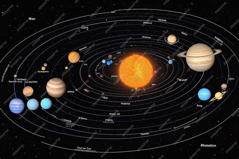 A Diagram Of The Planets In Our Solar System With The Planets Names