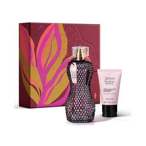 Presente Feminino Kit Glamour Secrets Black O Botic Rio Em Promo O Na