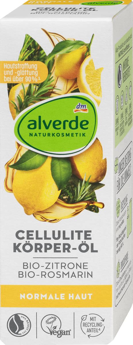 Alverde Naturkosmetik Ulje Protiv Celulita Limun I Ru Marin Ml