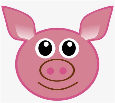 Download Transparent Peppa Pig Party - Pig Face Drawing - PNGkit