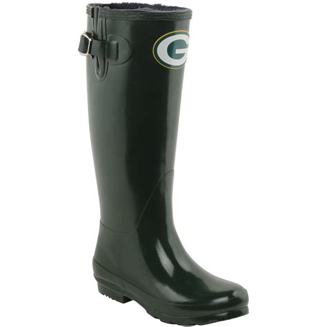 Cuce Green Bay Packers Womens Frontrunner 2 Rain Boots