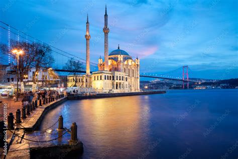 Ortak Y Mosque Also Known As B Y K Mecidiye Camii In Be Ikta Istanbul