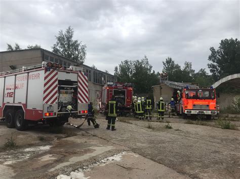 Einsatz Brand Im Kaolinwerk Ff Brachwitz Feuerwehr Brachwitz