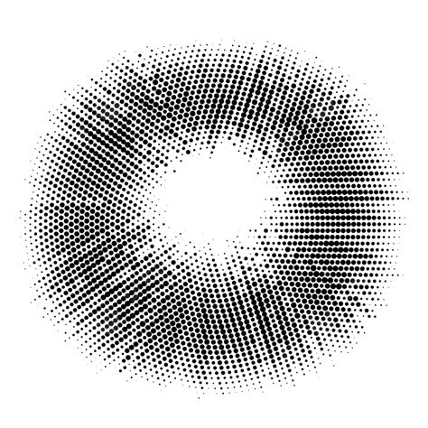 Distressed Halftone Dot Pattern Fade Point Empty Vector Fade Point