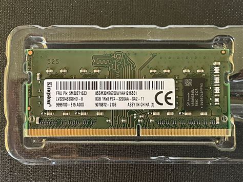 LV32D4S2S8HD-8 Kingston PC4-25600 DDR4-3200MHz 8GB ノートPC メモリ(その他)｜売買された ...