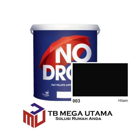 No Drop Hitam 4 Kg Cat Pelapis Anti Bocor Dinding Interior Eksterior