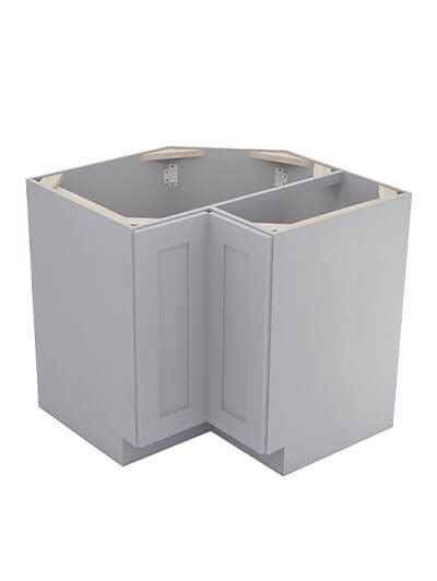 Lait Grey Shaker 33 In W X 24 In D X 34 5 In H Lazy Susan Base