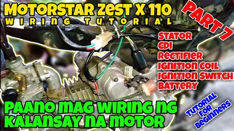 PAANO MAG WIRING NG KALANSAY NA MOTOR STATOR CDI IGNITION COIL