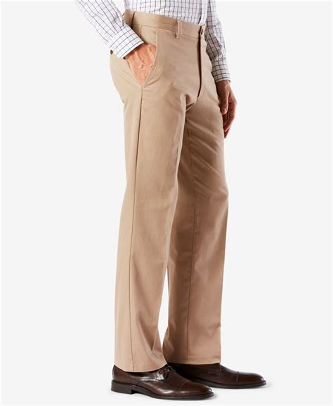 Dockers Men's Easy Straight Fit Khaki Stretch Pants - Macy's