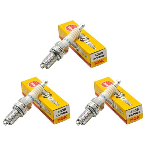 NGK DCPR8E SPARK Plugs 3 Pack Harley Davidson 1800 Screamin Eagle