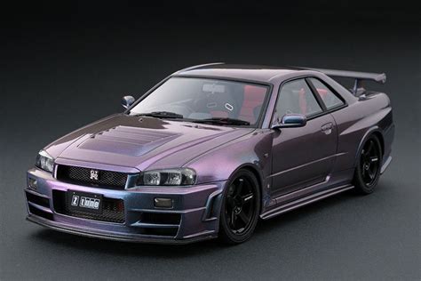 Miniature Nissan Skyline R34 1 43 Autoart R34 Gran Turismo 2002