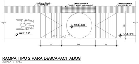 Top View Of Ramp With Detail AutoCAD Drawing Dwg File CAD File Cadbull