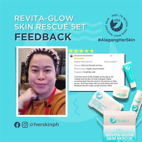 Her Skin Revita Glow Skin Rescue Set Beauty Personal Care Face