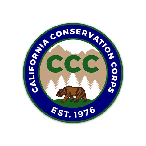 California Conservation Corps Precision Cut Decal