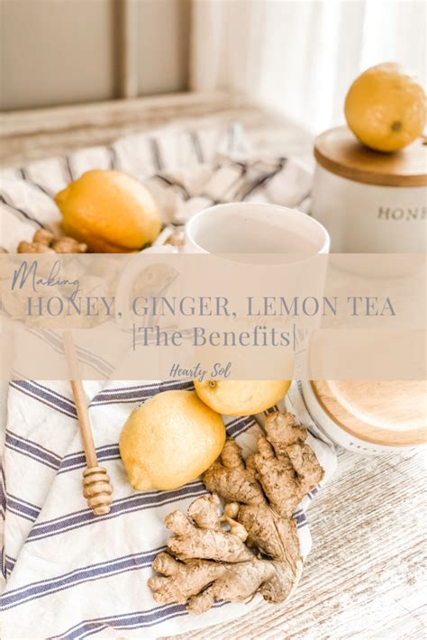 How To Make Delicious Lemon Ginger Honey Tea And The Benefits Hearty Sol