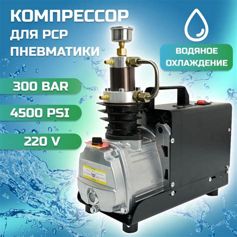 Компрессор высокого давления для PCP (300bar, 4500psi) купить на OZON ...