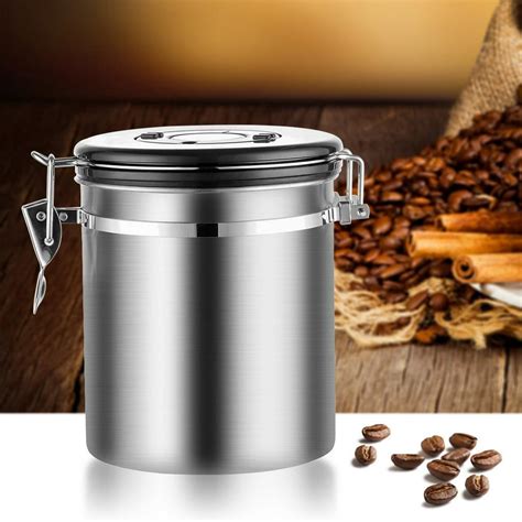 New Stainless Steel Airtight Sealed Canister Coffee Flour Sugar