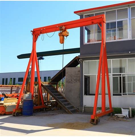 China Supply Small Design Ton Portable Gantry Crane Ton Portable