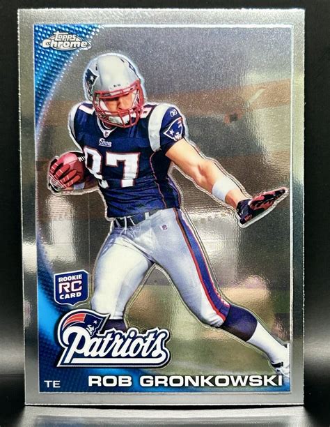 2010 Topps Chrome Rob Gronkowski Rookie Rc C112 Patriots Read Description Ebay