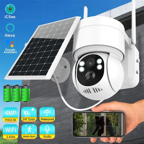 C Mara Ip Solar Inal Mbrica Para Exteriores Videoc Mara Hd Con Wifi Pm