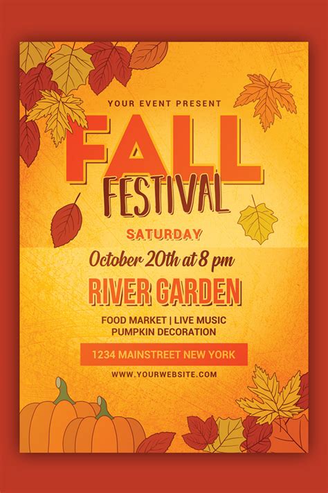 50 Thanksgiving Fall And Autumn Flyer Psd Design Templates Entheosweb