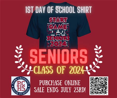 Class Of 2024 Senior Information Park Crossing High School