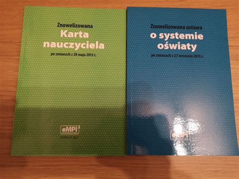 Karta nauczyciela i Ustawa o systemie oświaty Gdańsk Kup teraz na