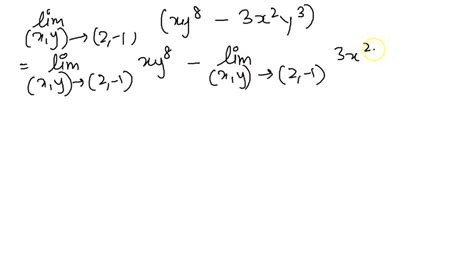 Evaluate The Limit Using Continuity Lim { X Y